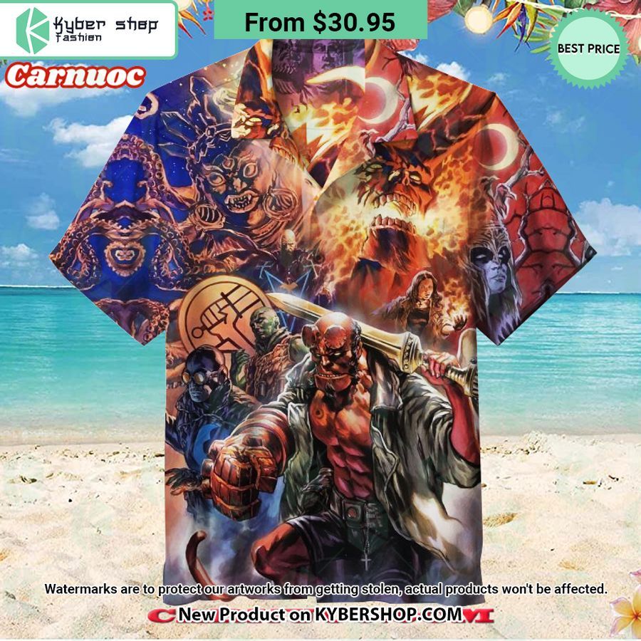 Hellboy Hawaiian Shirt