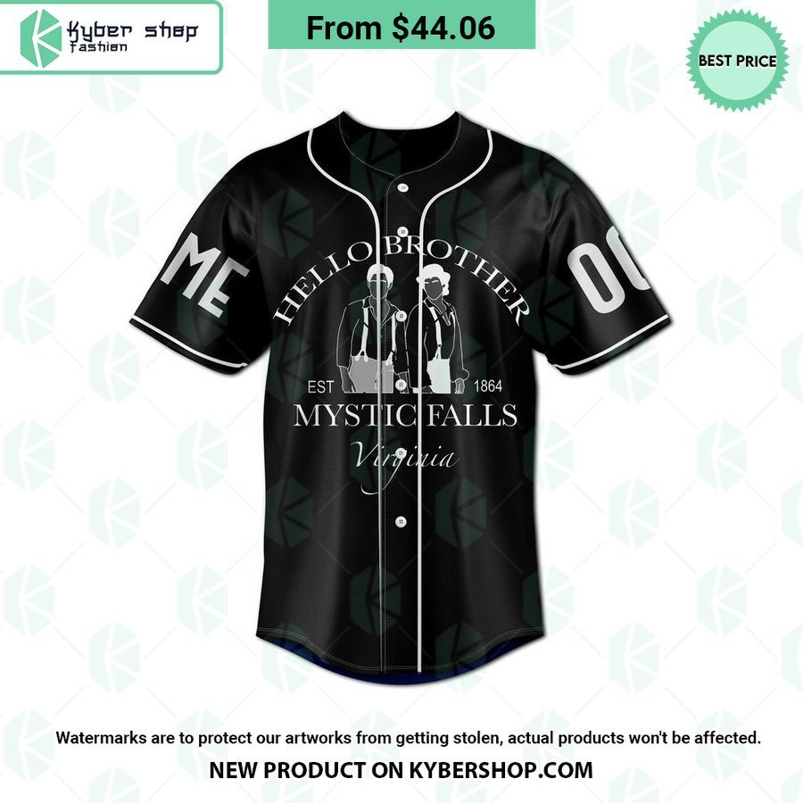 Hello Brother Salvatore Brothers CUSTOM Baseball Jersey