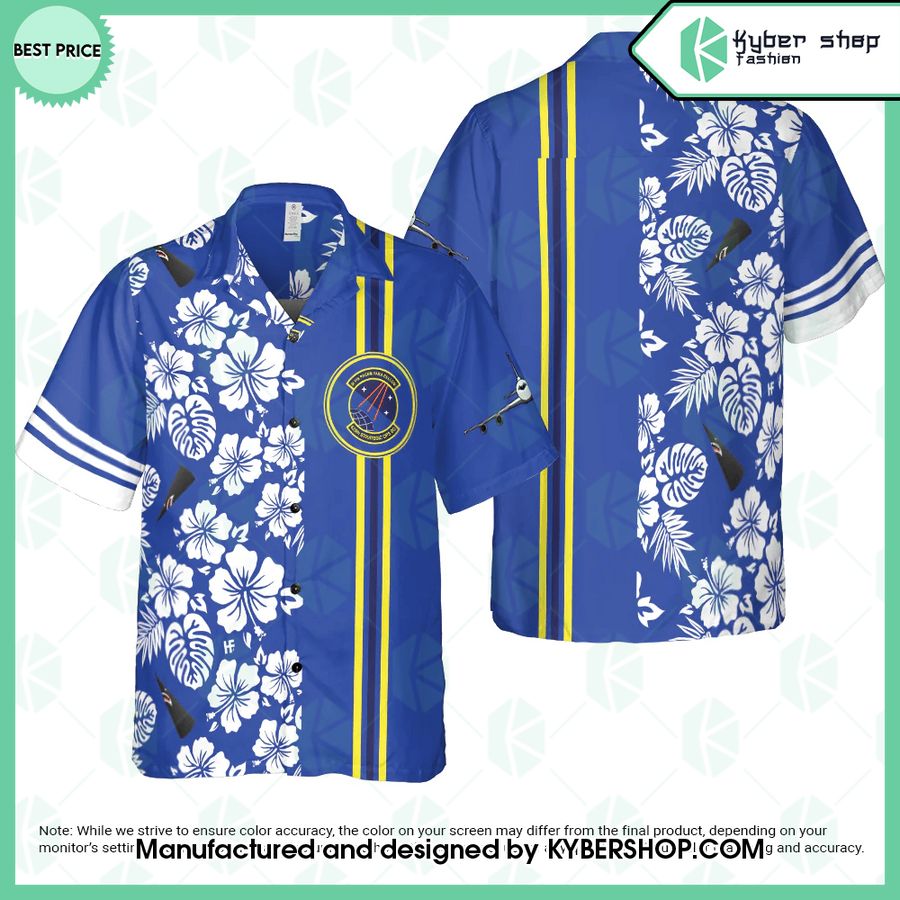 Hibiscus blue Hawaiian Shirt