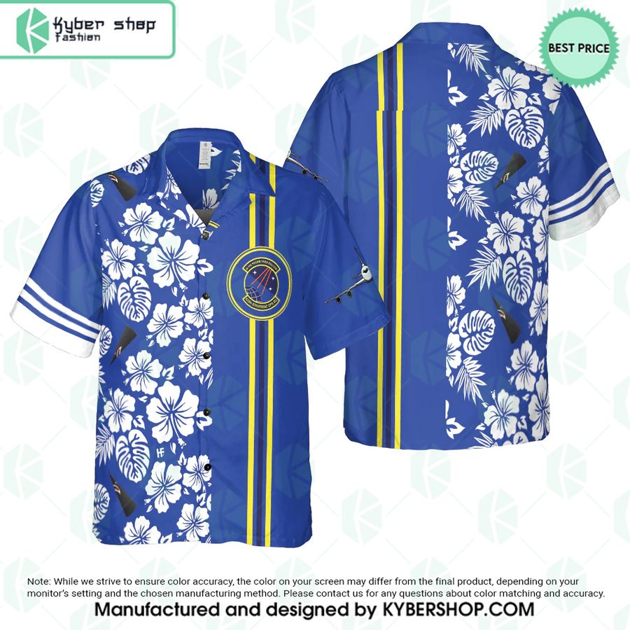 Hibiscus blue Hawaiian Shirt