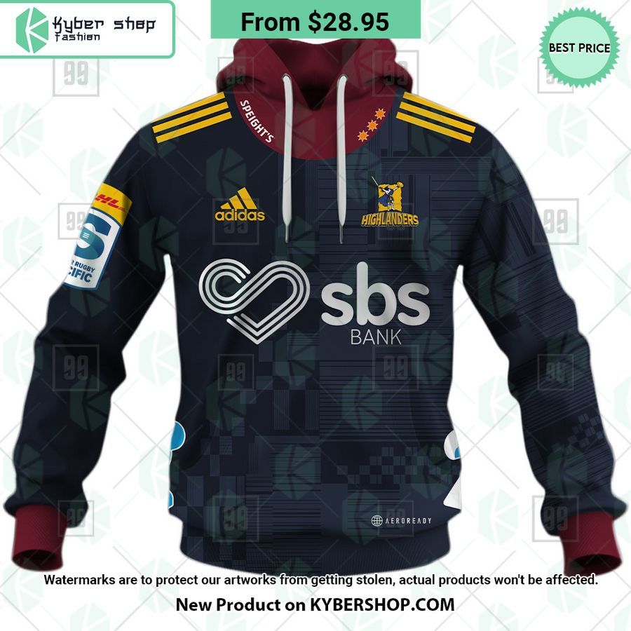 Highlanders Super Rugby Pacific Home Jersey CUSTOM Hoodie