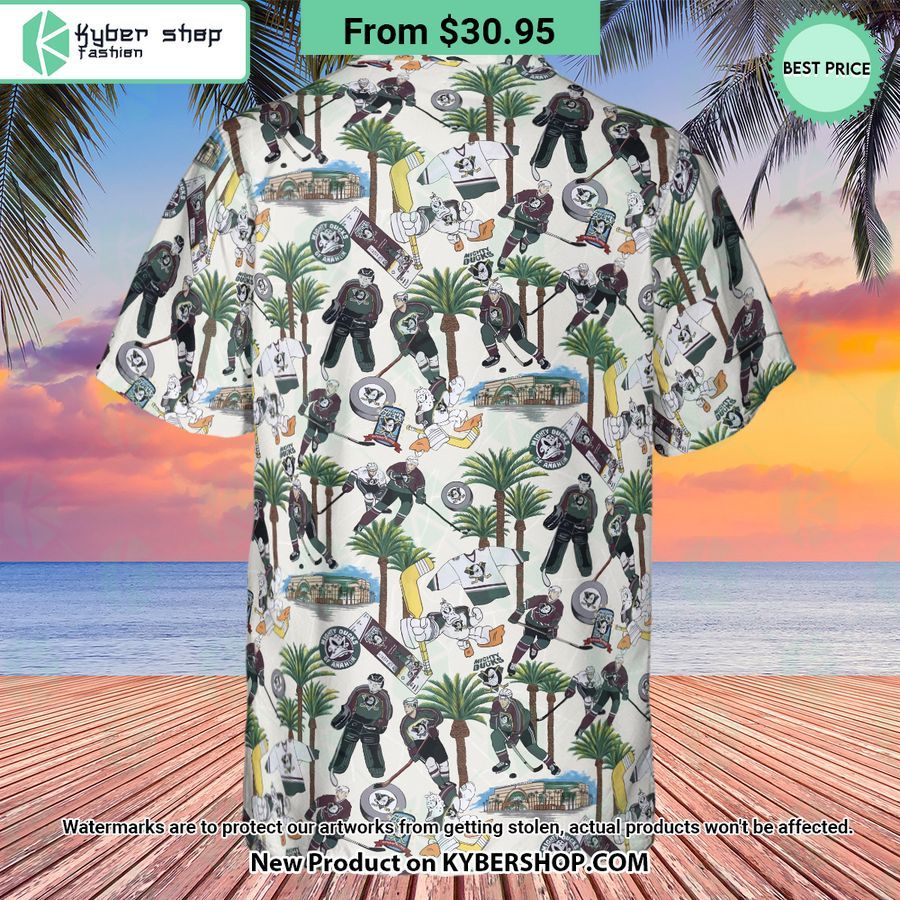 Hockey Mighty Ducks Players Hawaiian Shirt
