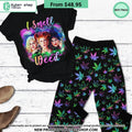 Hocus Pocus I Smell Weed Pajamas Set