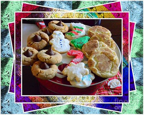 Holiday Cookies Print Unisex , , , Long Sleeve Tee