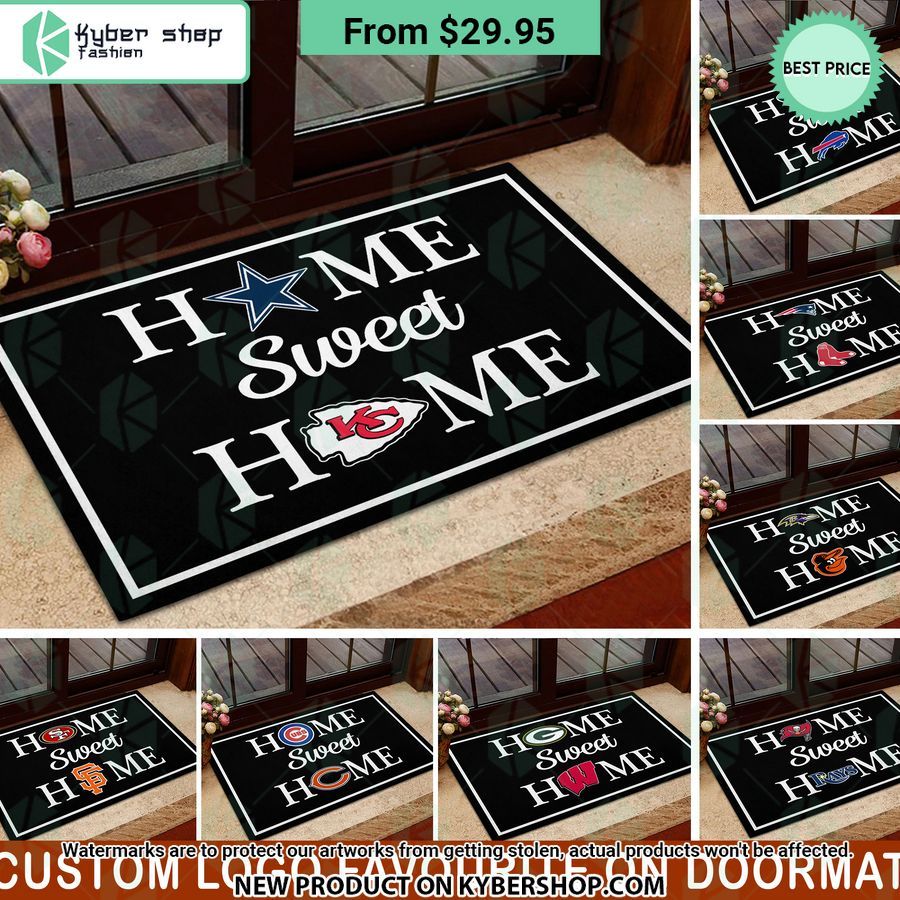 Home Sweet Home Custom logo Doormat