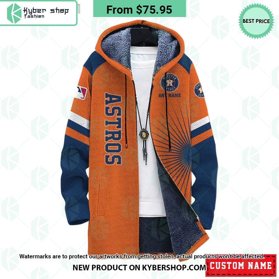 Houston Astros MLB CUSTOM Fleece Windbreaker Jacket