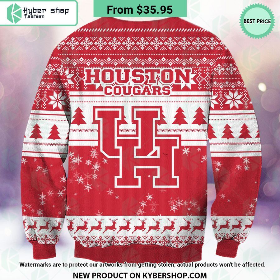 Houston Cougars Grinch Christmas Sweater