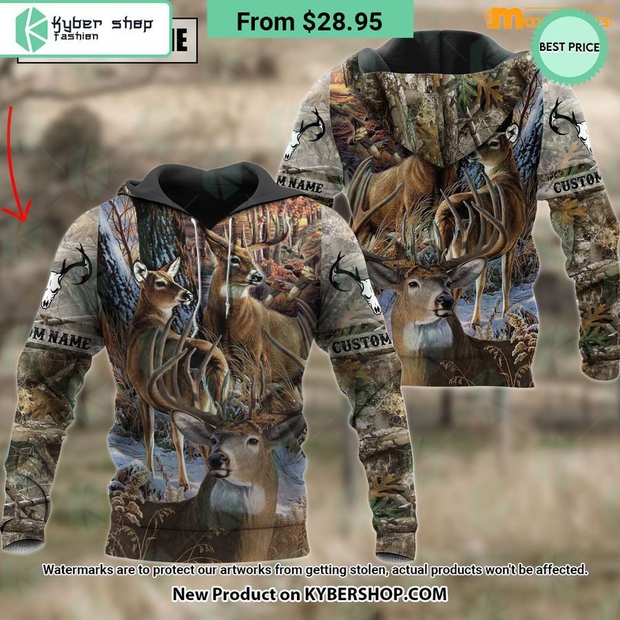 Hunting Deer Autunm Style CUSTOM Hoodie