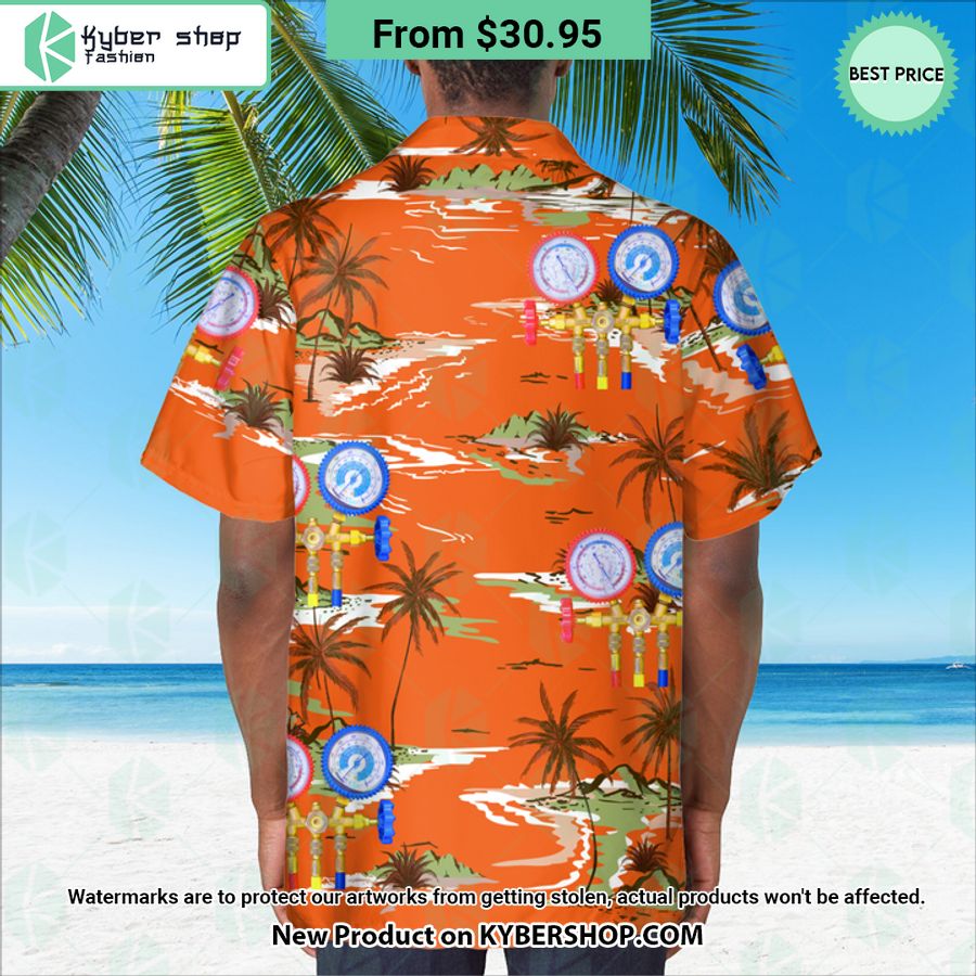 HVAC Tech Tropical Hawaiian Shirt