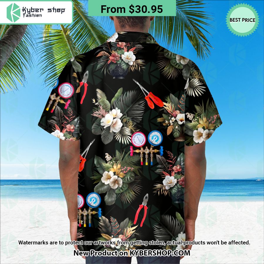 HVAC Technician Hawaiian Shirt