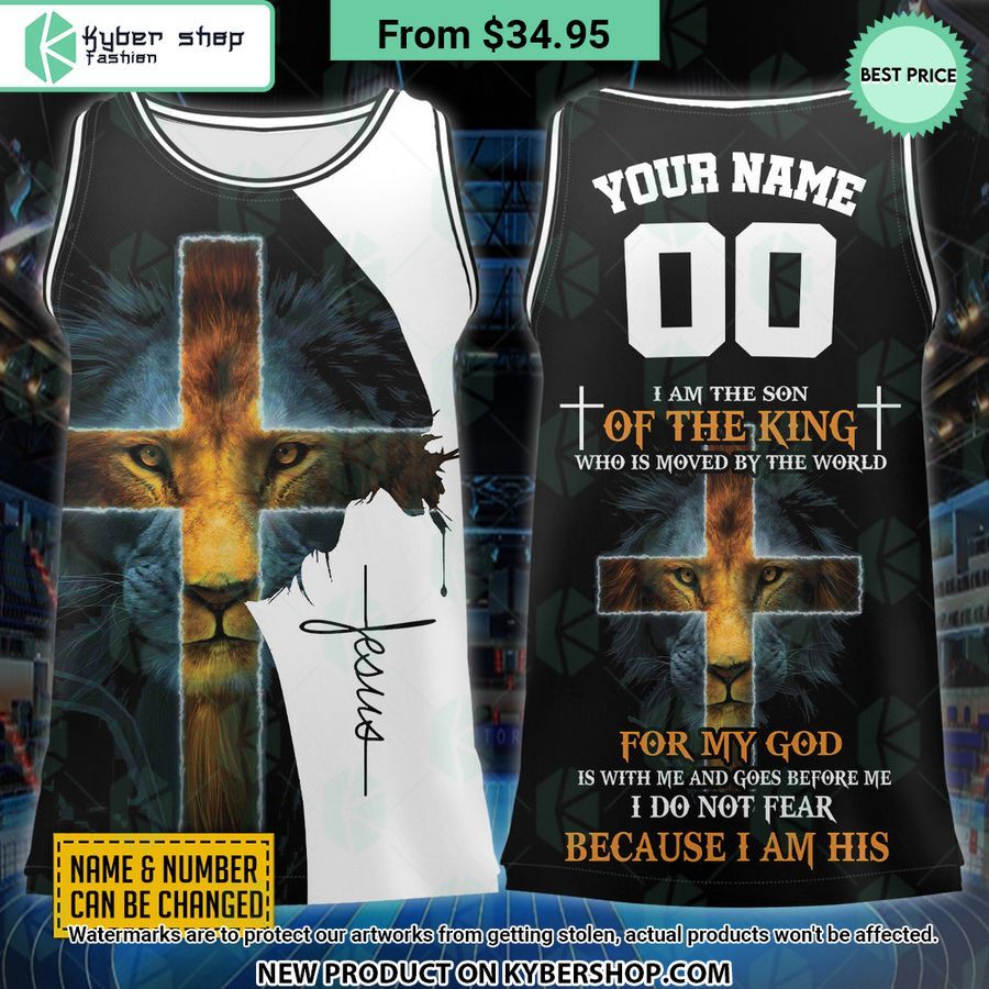 I Am The Son Of The King Jesus CUSTOM Basketball Jersey
