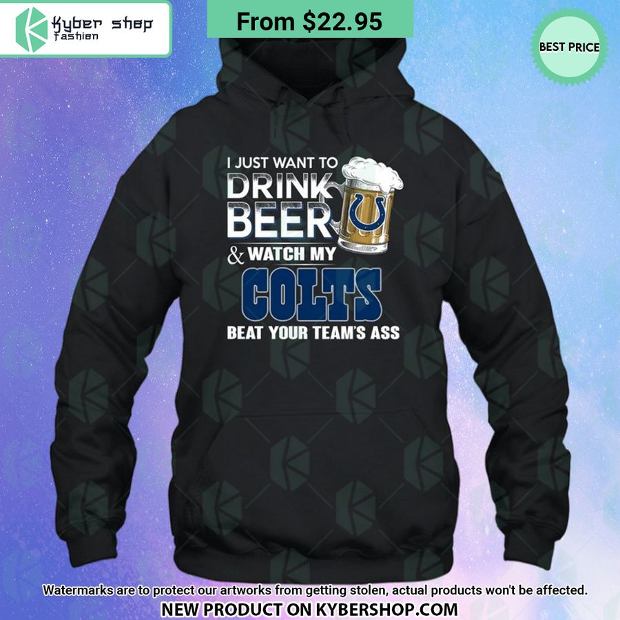 I Just Want To Drink Beer & Watch My Indianapolis Colts T Shirt