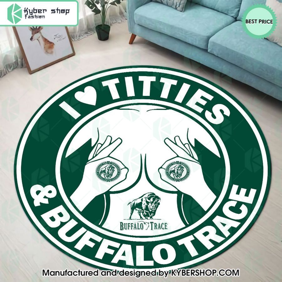 I Love Titties And Buffalo Trace Rug