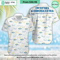 I Love Titties And Corona Extra Hawaiian Shirt