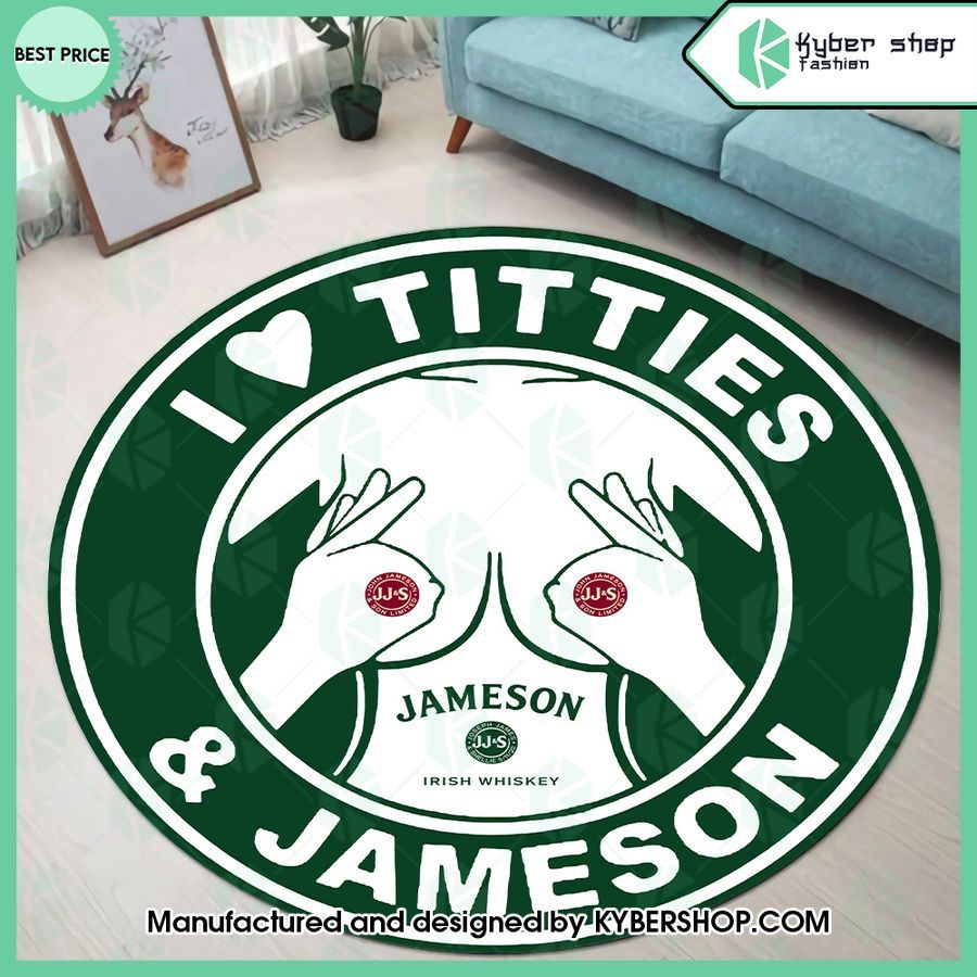 I Love Titties And Jameson Rug