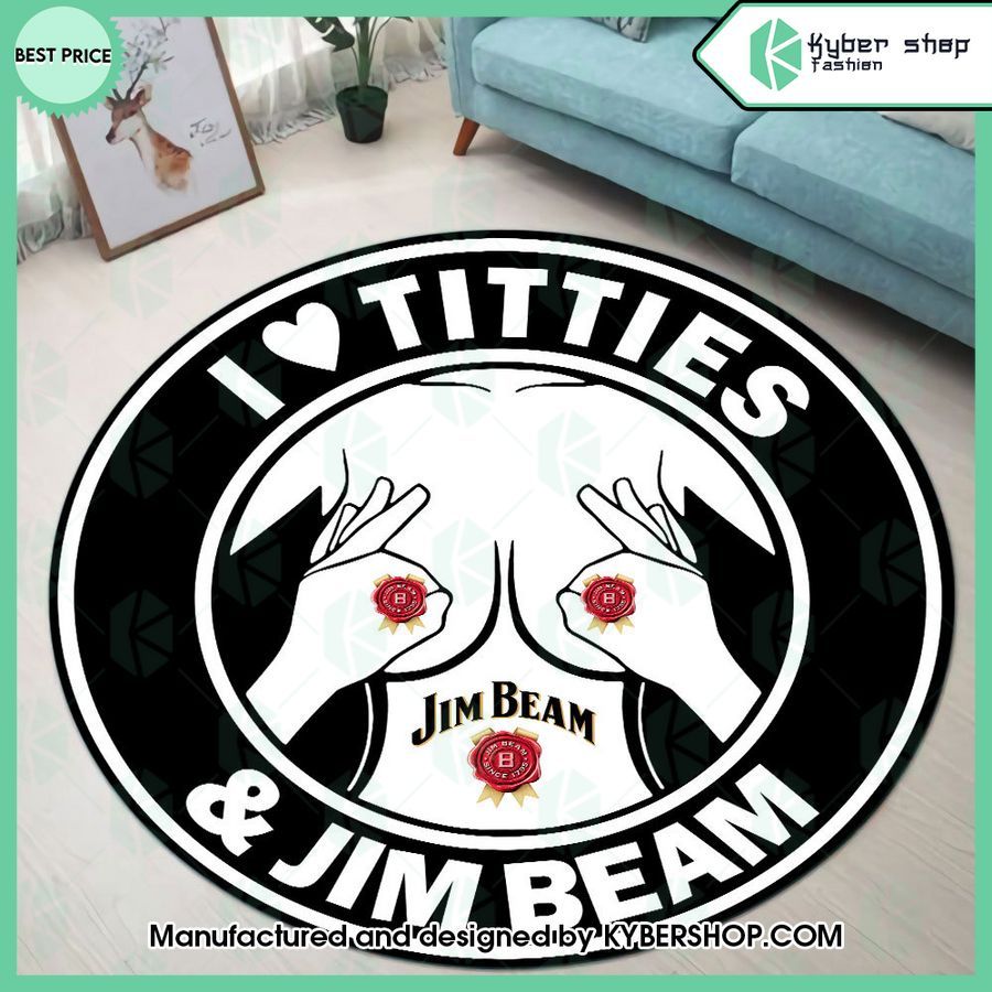I Love Titties And Jim Beam Rug