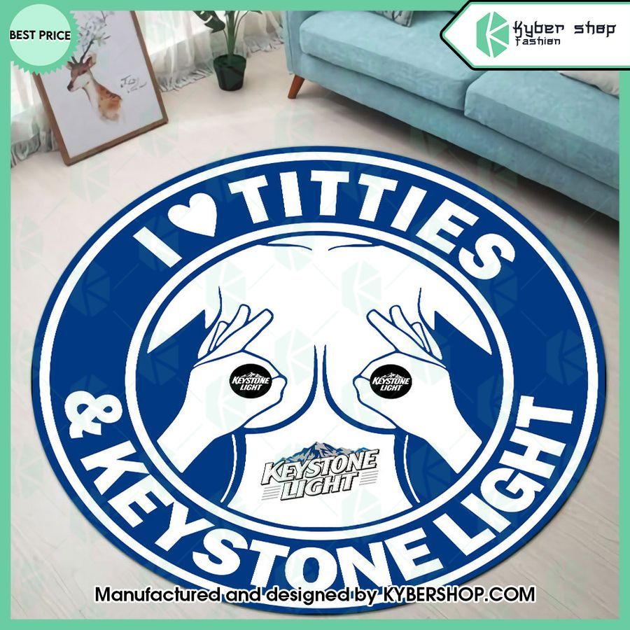I Love Titties And Keystone Light Rug