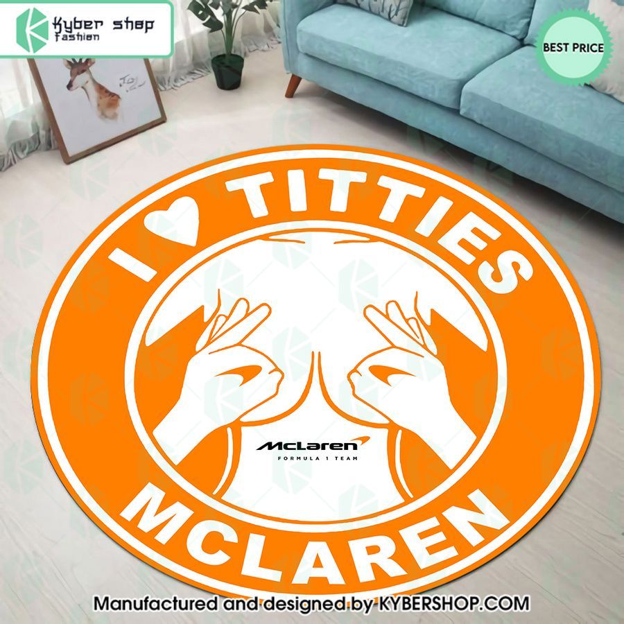 I Love Titties And McLaren Rug