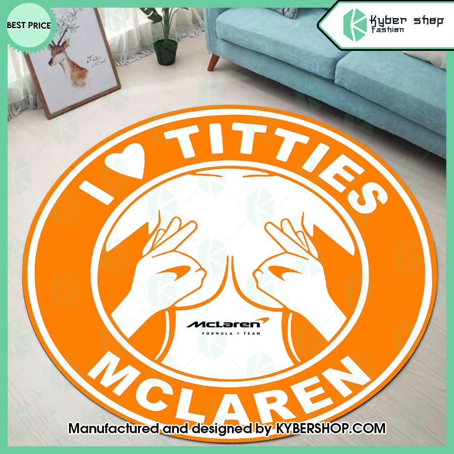 I Love Titties And McLaren Rug