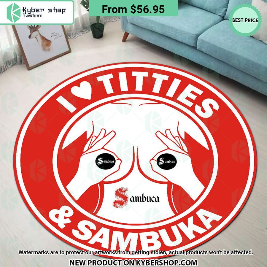 I love titties and Sambuka Round Rug