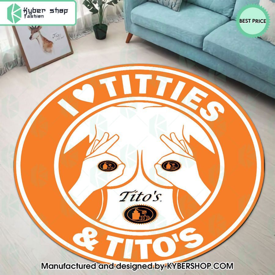 I Love Titties And Tito Rug
