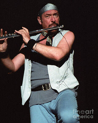 Ian Anderson Of Jethro Tull Print Unisex , , , Long Sleeve Tee