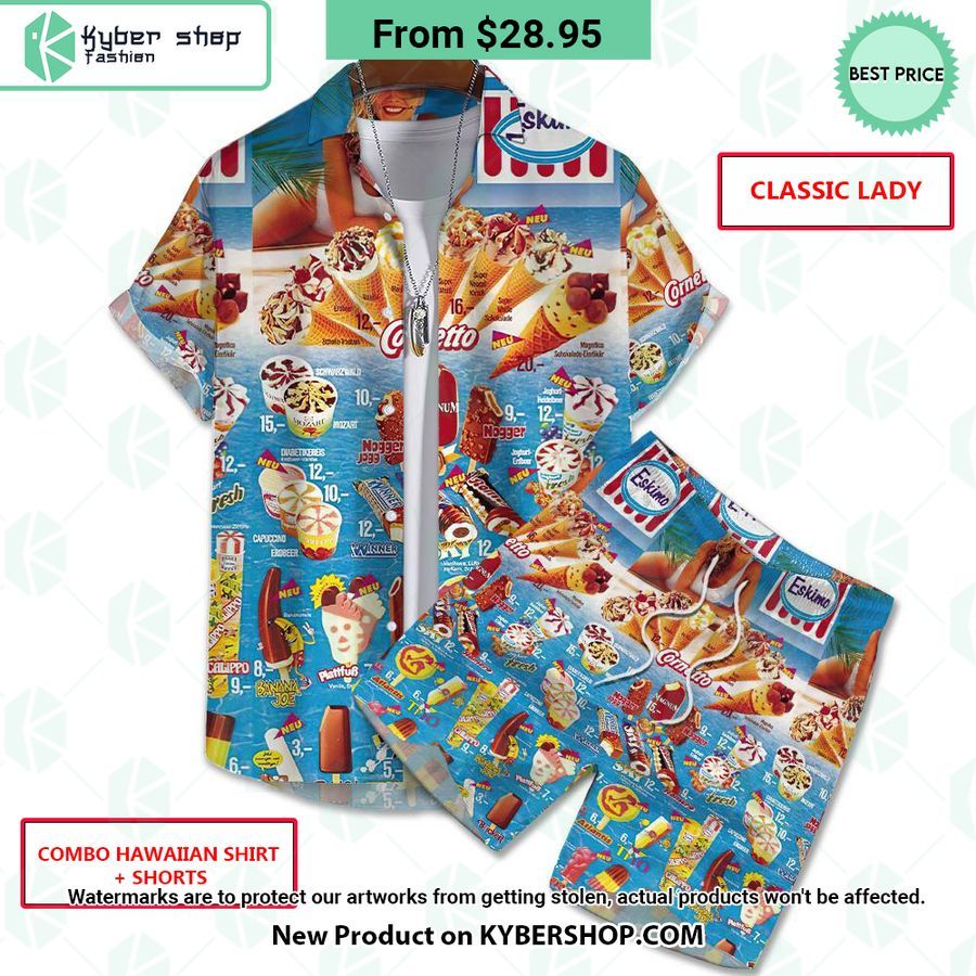 Ice Cream Hawaiian Shirt