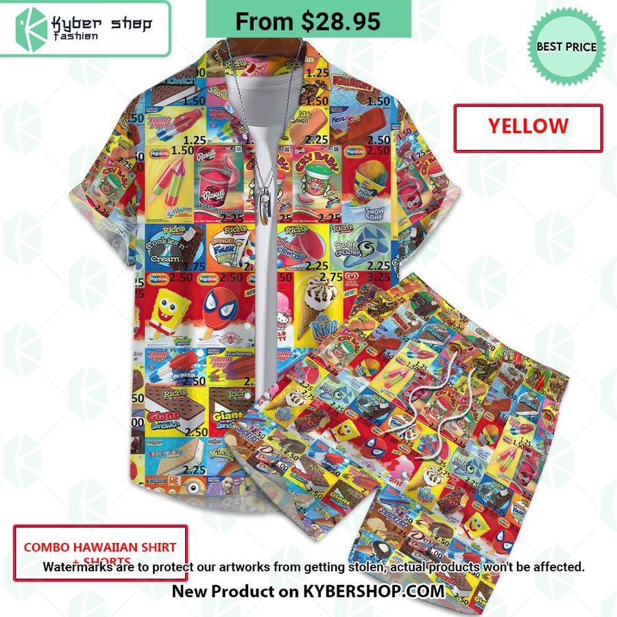Ice Cream Hawaiian Shirt