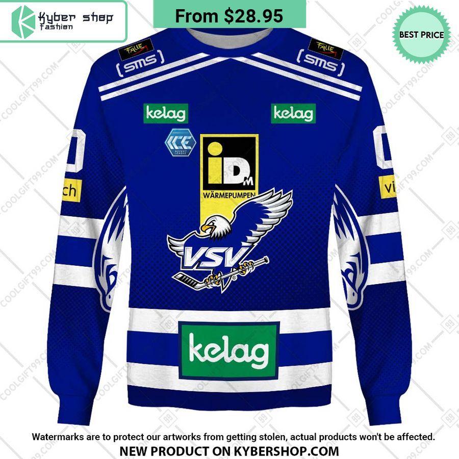 Ice Hockey League EC VSV Home Jersey Style Hoodie
