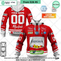 Ice Hockey League HC Bozen Bolzano Foxes Home Jersey Style Hoodie
