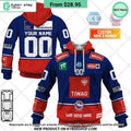 Ice Hockey League HC TWK Innsbruck Home Jersey Style Hoodie