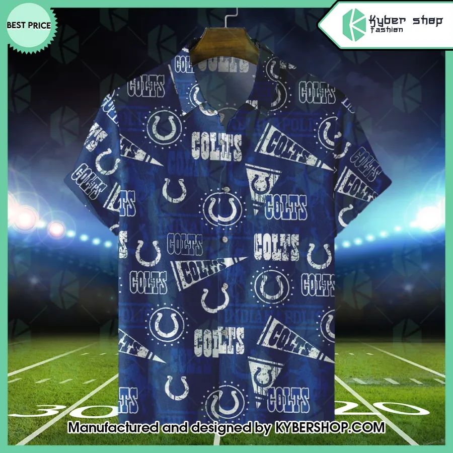 Indianapolis Colts logo Hawaiian Shirt