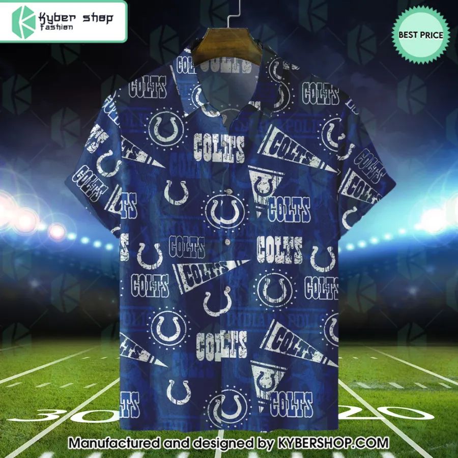 Indianapolis Colts logo Hawaiian Shirt