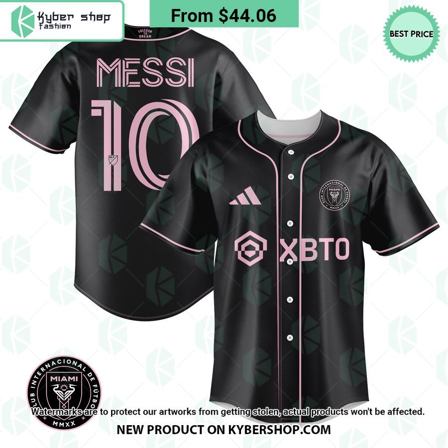 Inter Miami Leo Messi Baseball Jersey