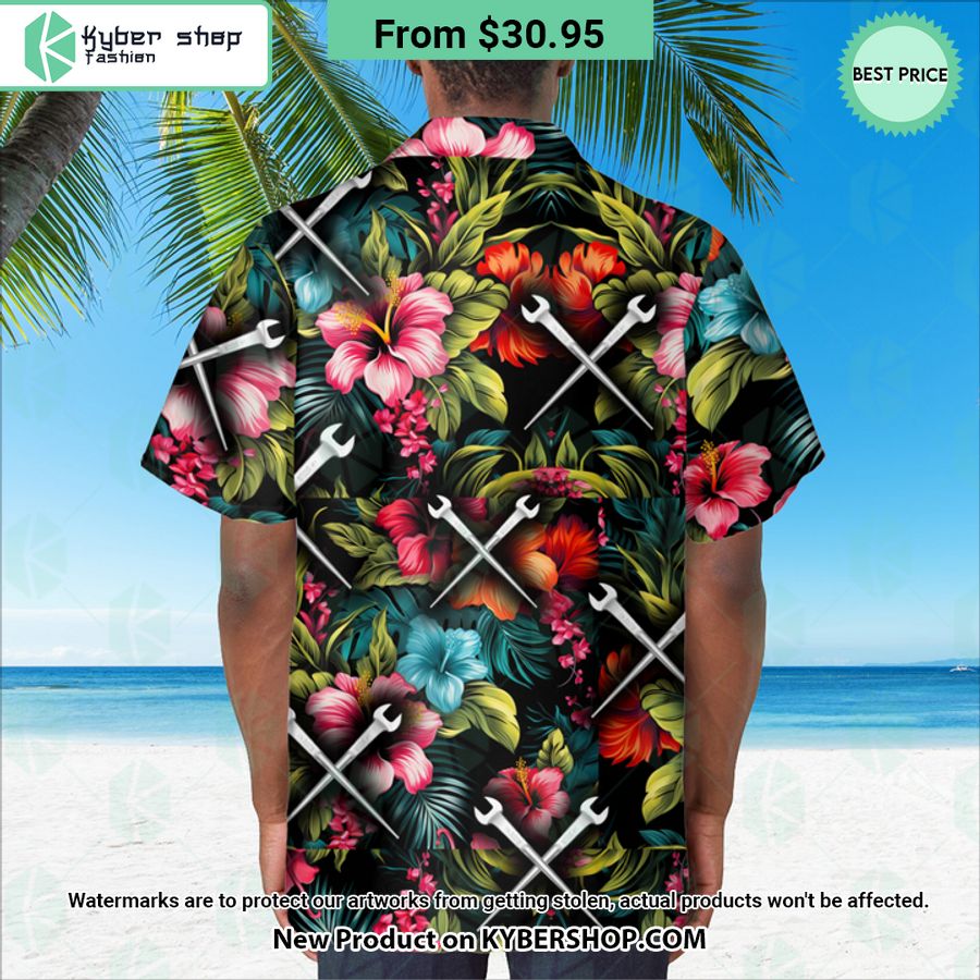 Ironworker Tools Hawaiian Shirt