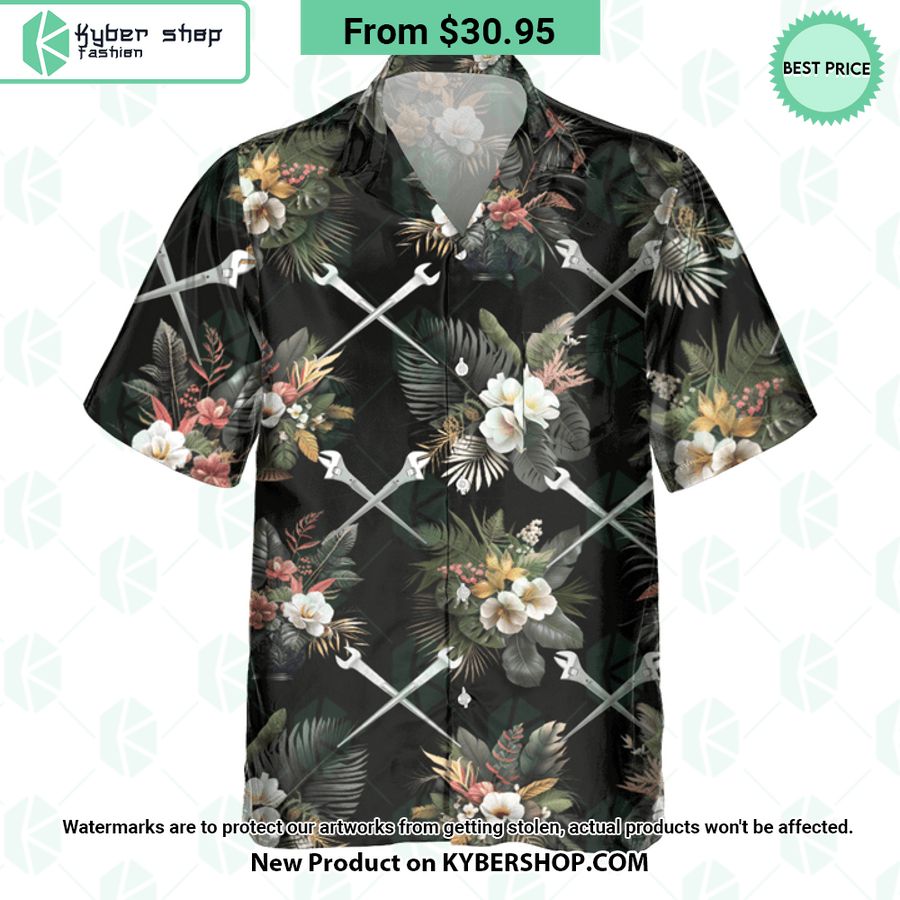 Ironworker Tropical Hawaiian Shirt