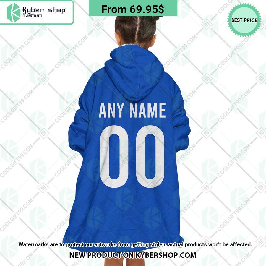 Italy Rugby Home Jersey Rugby World Cup 2023 CUSTOM Blanket Hoodie