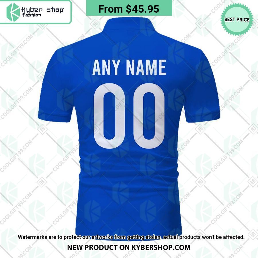 Italy Rugby Home Jersey Rugby World Cup 2023 CUSTOM Polo Shirt