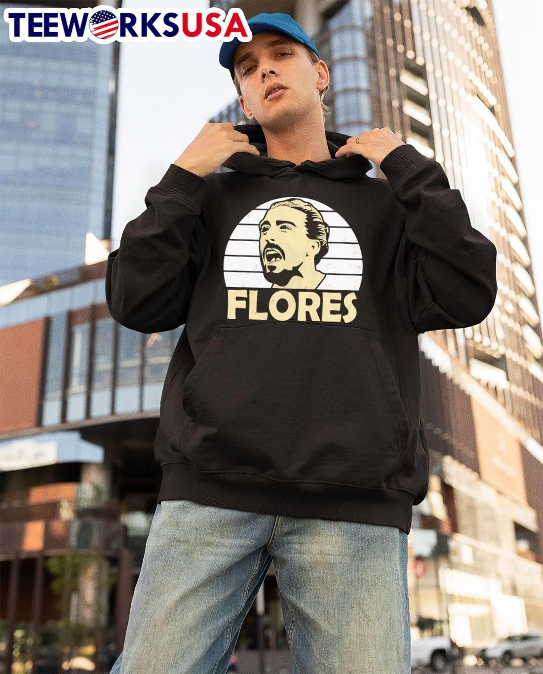 Retro Style Flores Portrait T-Shirt