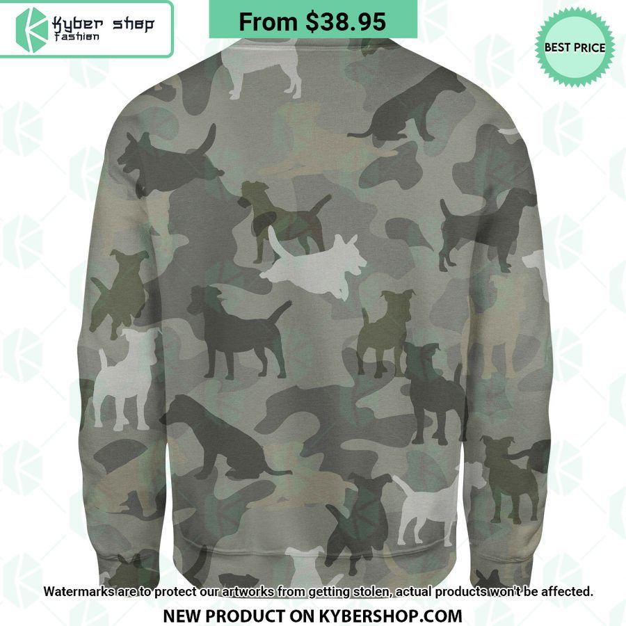 Jack Russell Terrier Camo Sweatshirt