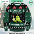 Jameson Grinch Make Me Happy Sweater