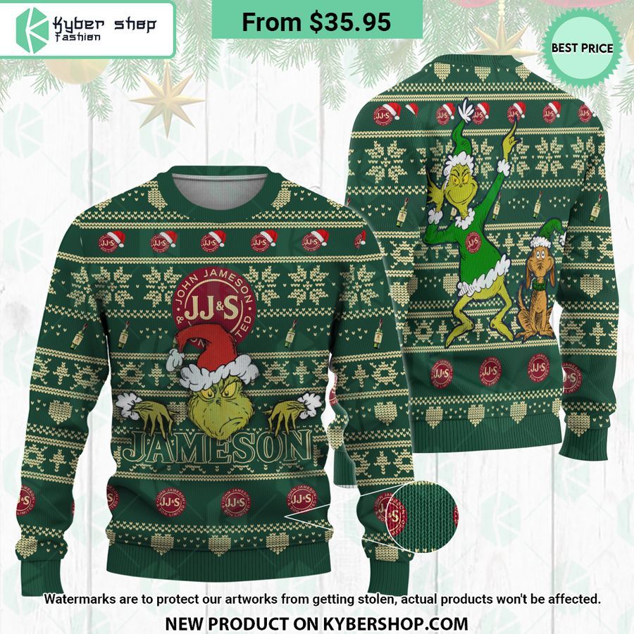 Jameson Grinch Max Ugly Christmas Sweater