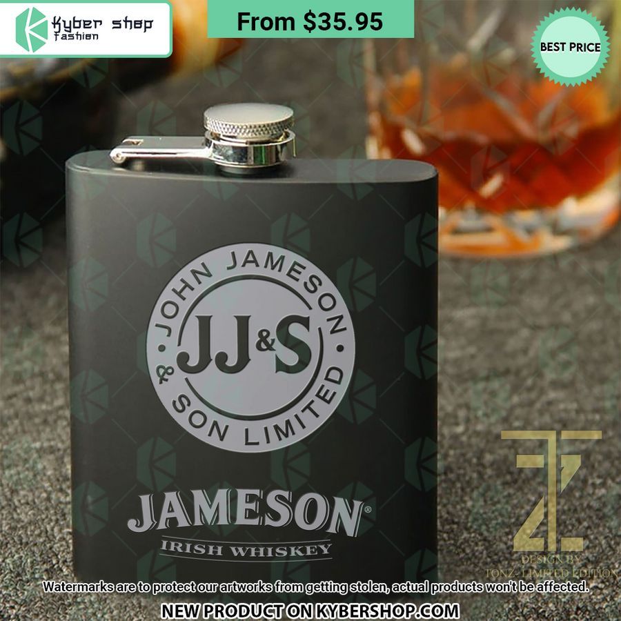 Jameson Irish Whiskey Hip Flask