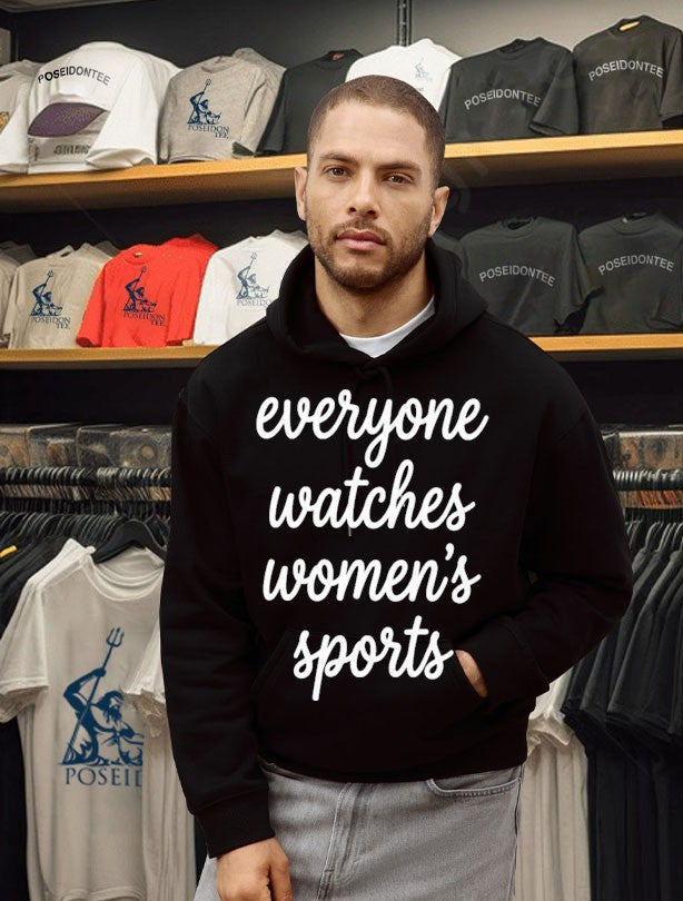 Jan Jensen Wearing Everyone Watches Women’s Sports T-shirt