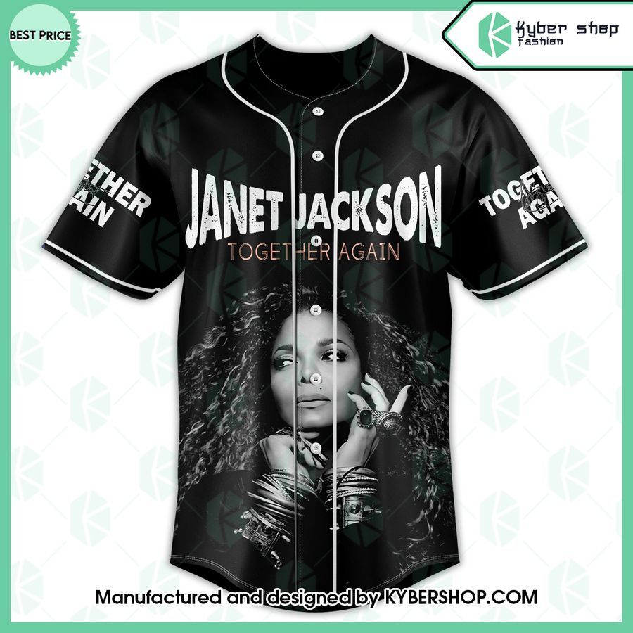 Janet Jackson Together Again Baseball Jersey