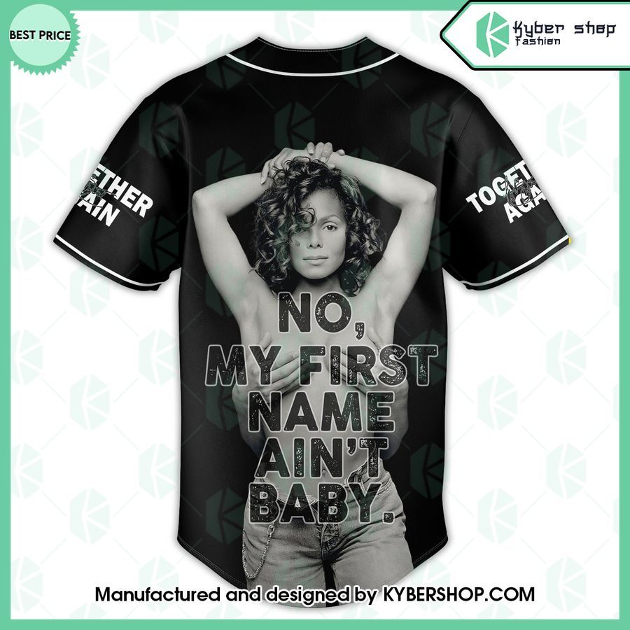 Janet Jackson Together Again Baseball Jersey