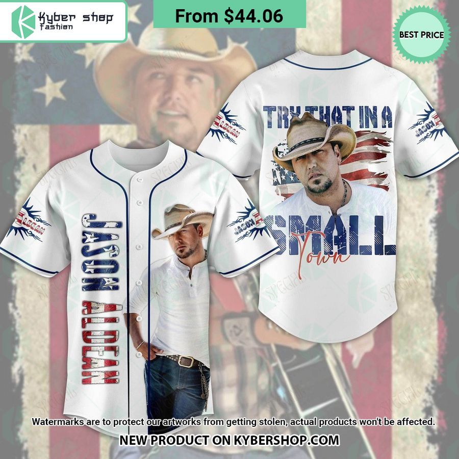 Jason Aldean Try That In A Small Town Baseball Jersey