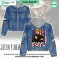 Jason Aldean Try That in a Small Town Hooded Denim Jacket