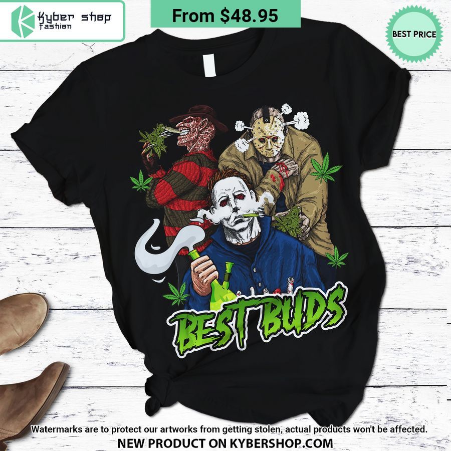 Jason Voorhees Michael Myers Freddy Krueger Best Buds Weed Pajamas Set