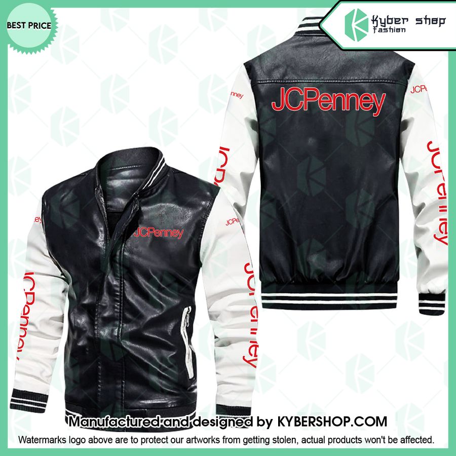 JCPenney Leather Bomber Jacket